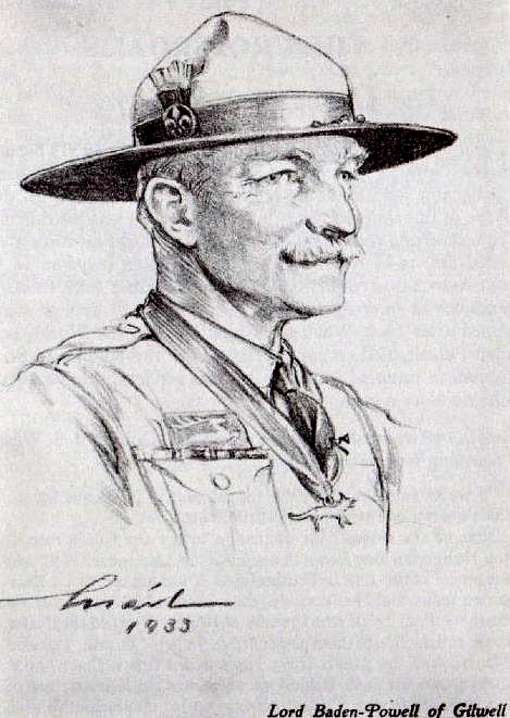 Baden-Powell portré (1933) © wikimedia.org Baden-Powell portré (1933)